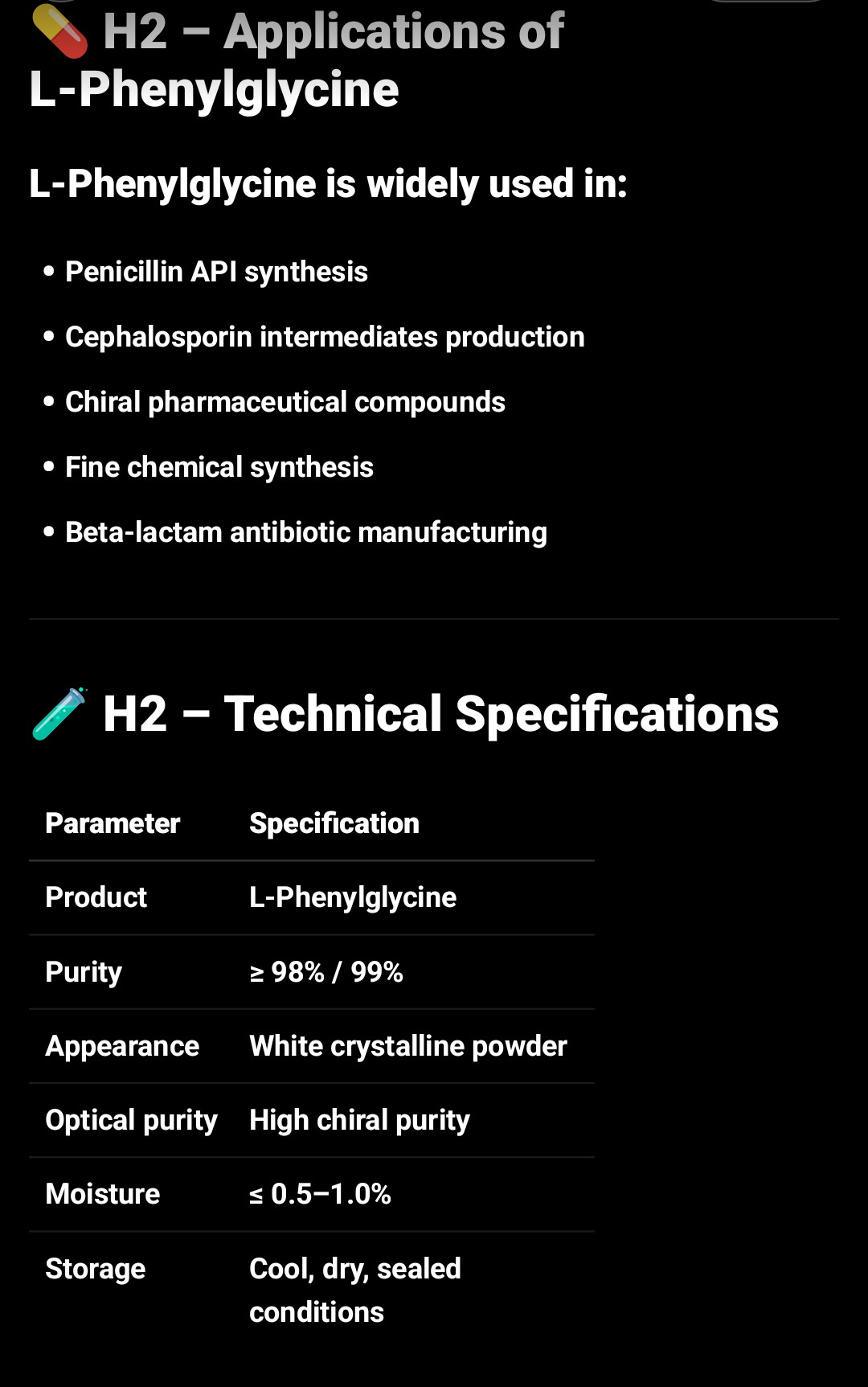 Technical Specifications