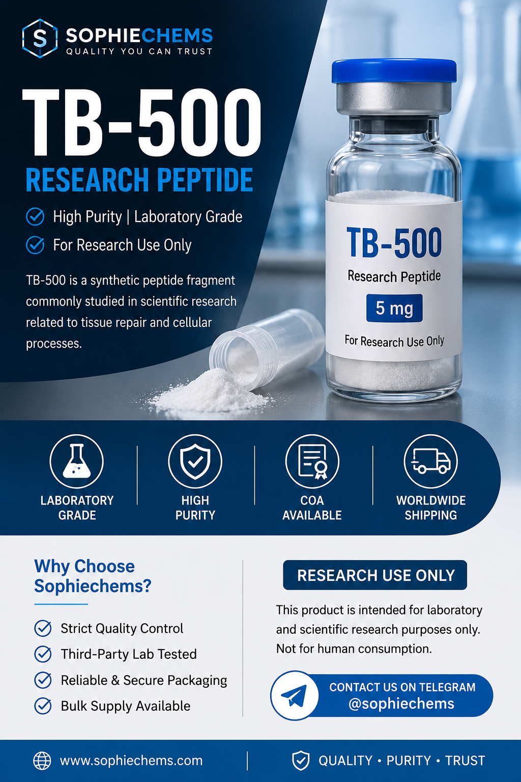 Premium TB-500 Research Peptide Available